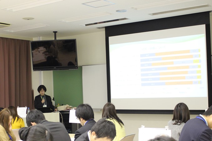 講師の鳥取看護大学　助教　出石幸子氏によるインデックス調査の説明