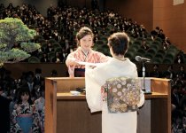 鳥取短期大学第46回卒業式・第41回修了式を挙行しました