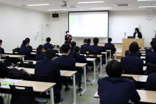鳥取湖陵高等学校 情報科学科のみなさんが見学に来られました！