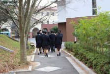 松江西高等学校のみなさんが見学に来られました！